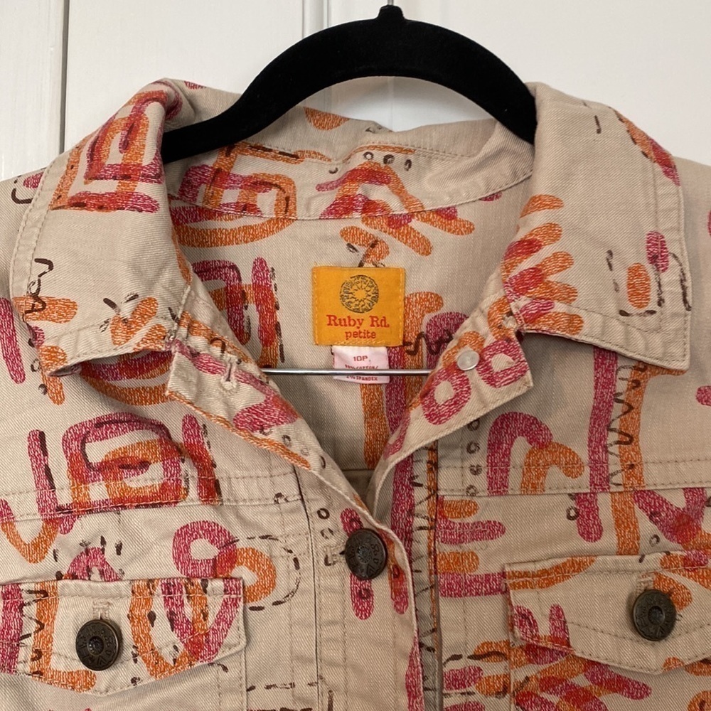 Ruby rd jean jacket - Picture 2 of 3